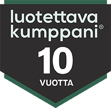 Luotettava kumppani logo